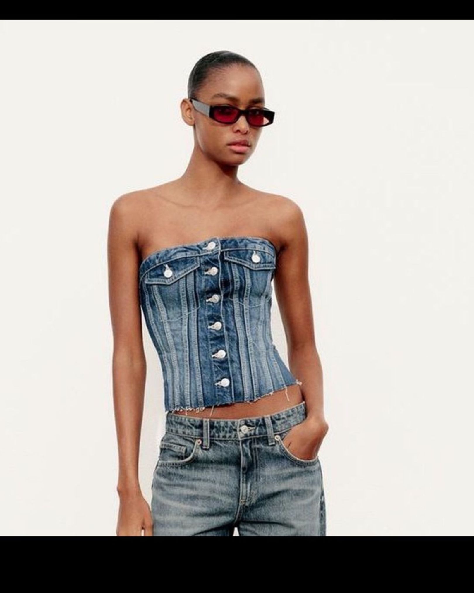Demin topp · Tise
