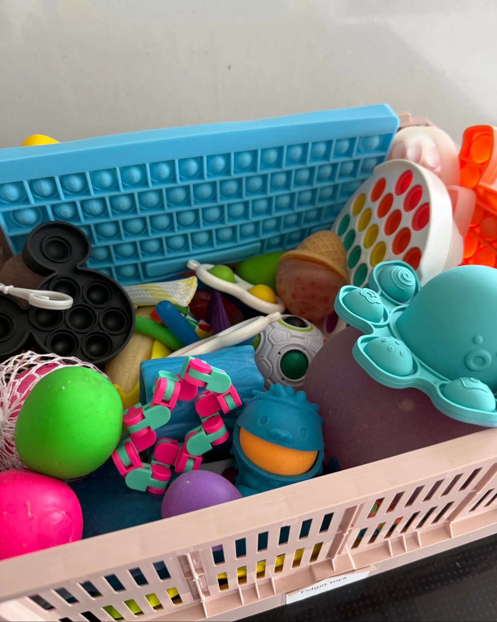 Stor pakke fidgets · Tise