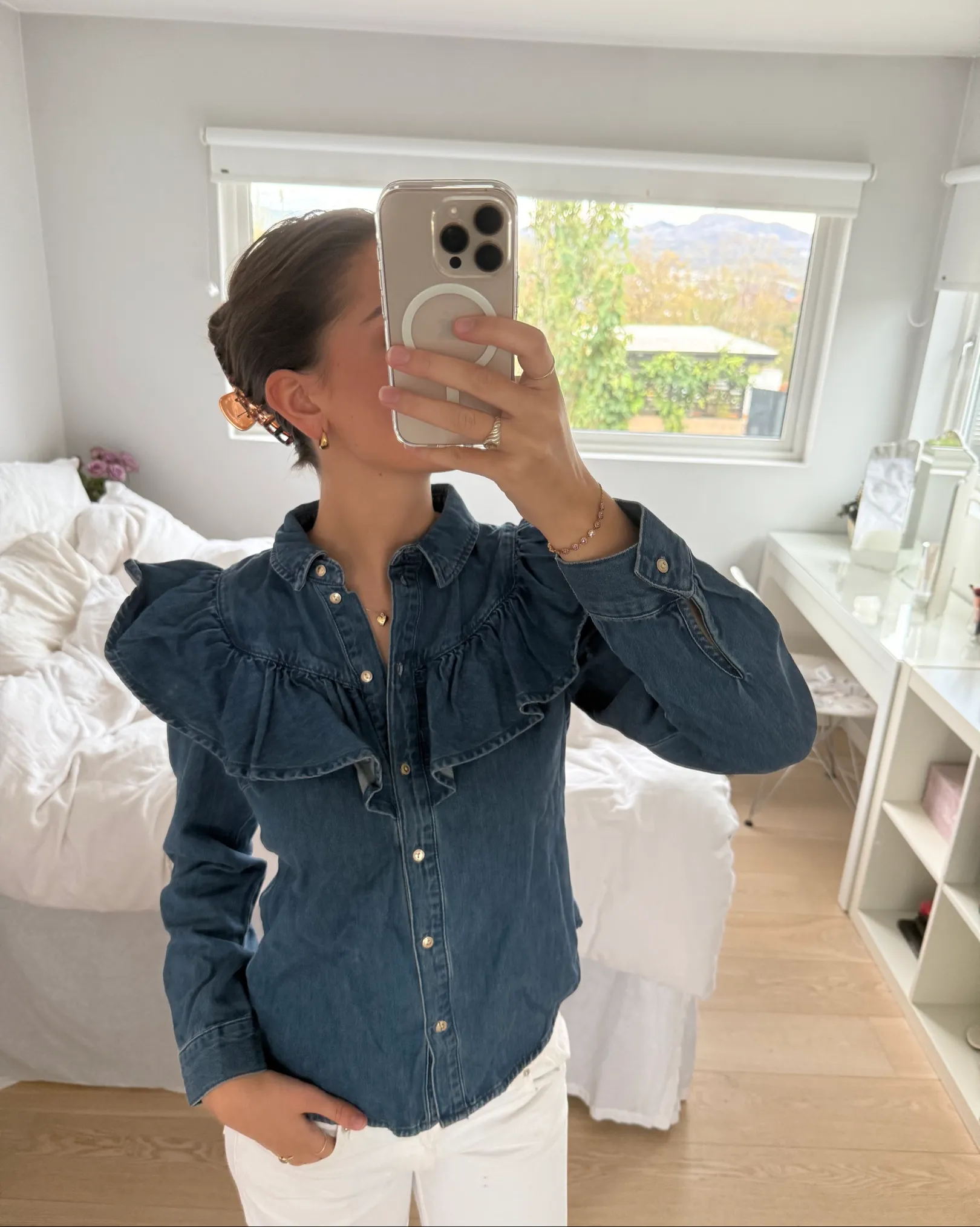 Demin bluse · Tise