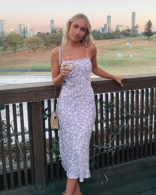 knee length dresses for ladies Kookai Pascha Midi Dress – Rent To Dress NZ main image 1