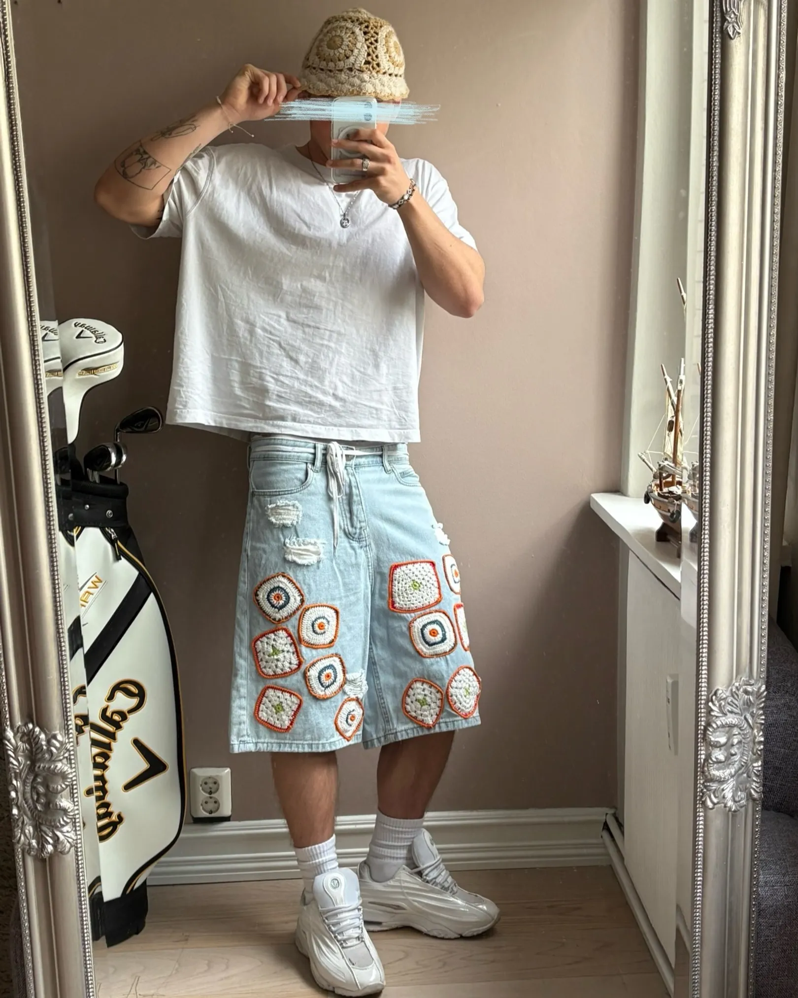 Patchwork Jorts · Tise