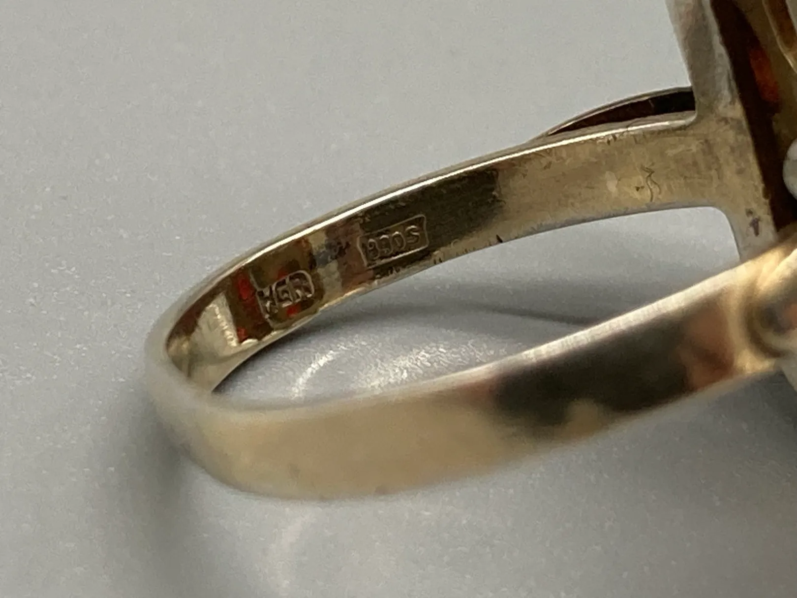 Forgyldt sølv Ring image 3